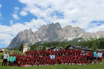 Campus del AC Milan en Cortina d'Ampezzo Dolomitas Alpes