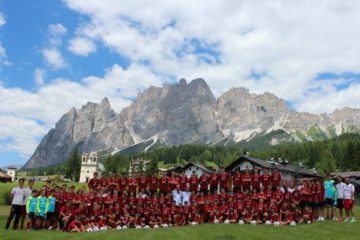 AC Milan Kampı Cortina d'Ampezzo Dolimites Alpleri