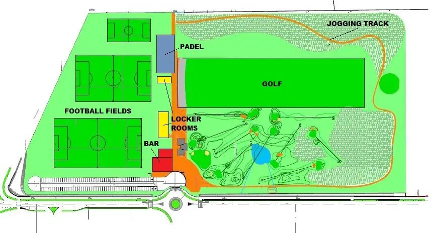 The Marco Polo Sporting Centre Map